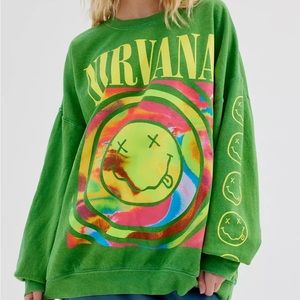 green nirvana sweatshirt